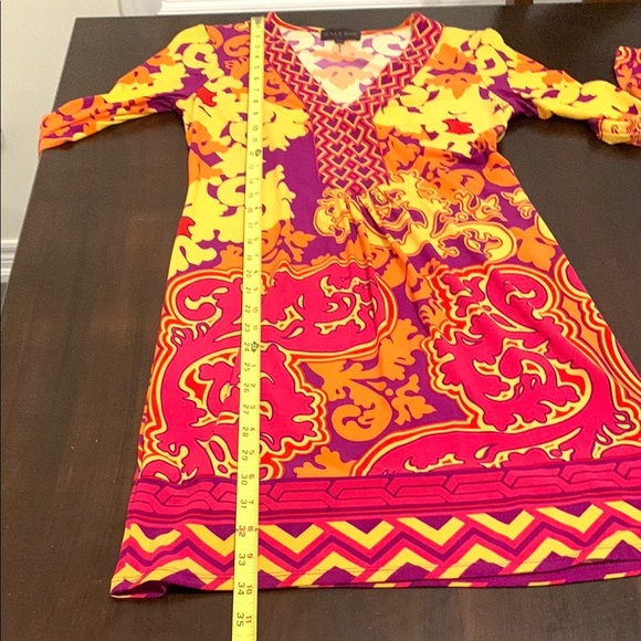 HALE BOB Boho Print Tunic Dress Multicolour  Dress Size XS - Picture 15 of 17